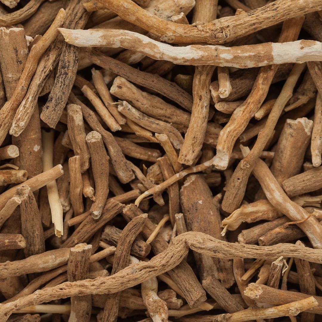 Raw Ashwagandha close up