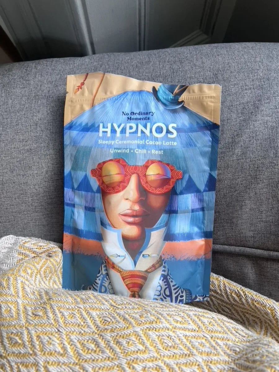 Hypnos resting on a sofa